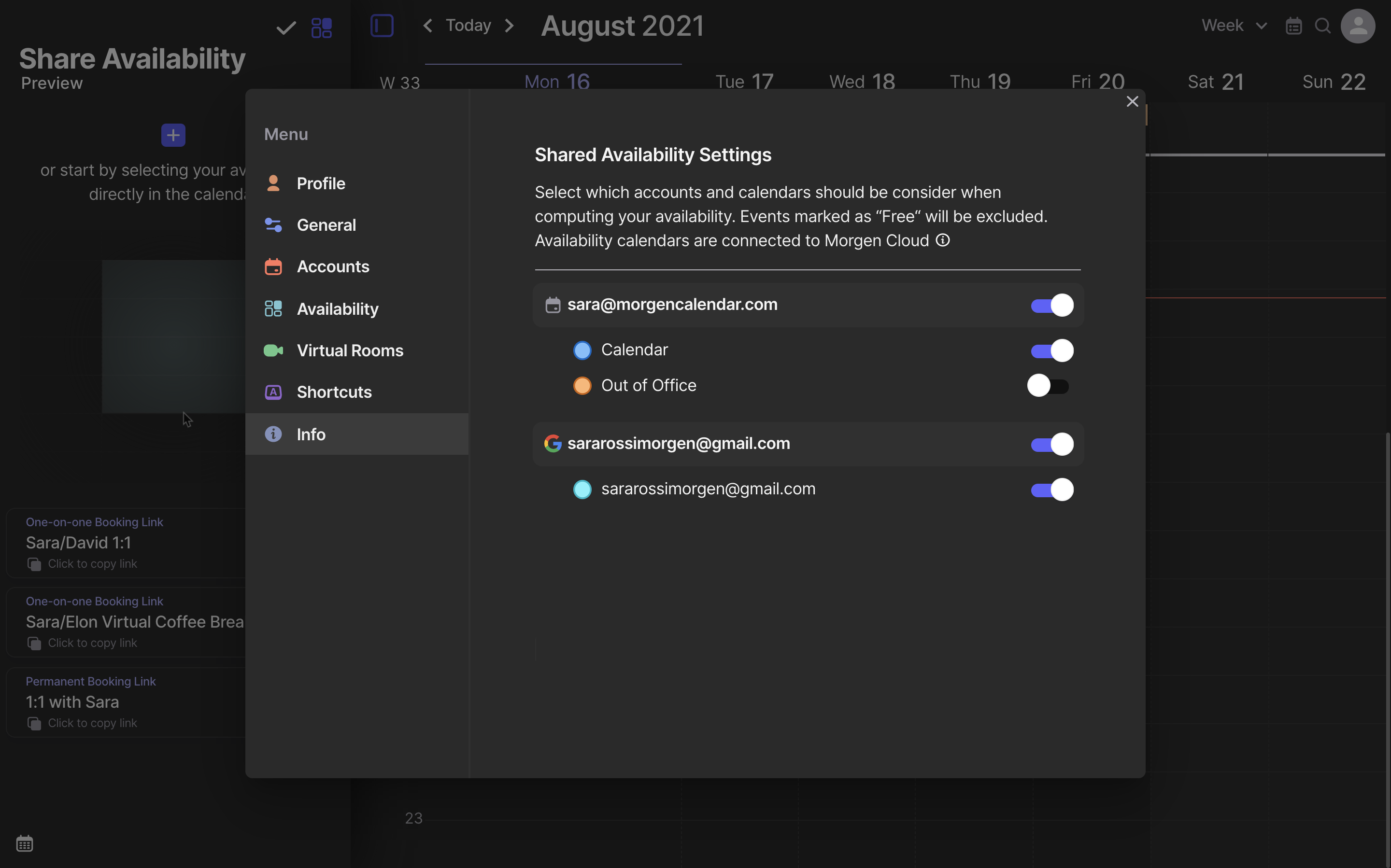 A Quick Join buttons allows you to connect to meetings with one click