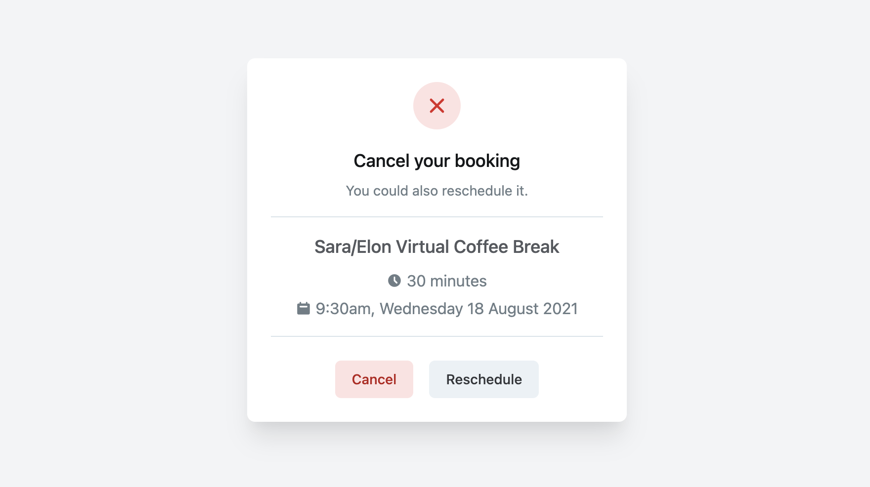A Quick Join buttons allows you to connect to meetings with one click